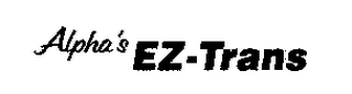 ALPHA'S EZ-TRANS logo