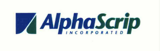ALPHASCRIP, INCORPORATED logo