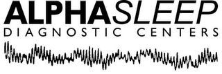 ALPHASLEEP DIAGNOSTIC CENTERS logo
