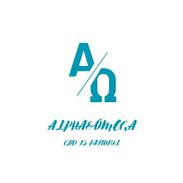 ALPHA&ÔMEGA GOD IS FAITHFUL logo