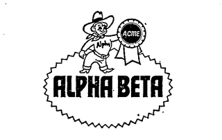 ALPHY ACME ALPHA BETA logo