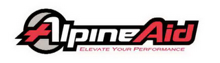 ALPINE AID ELEVATE YOUR PERFORMANCE logo