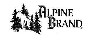 ALPINE BRAND logo
