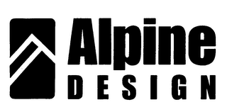 ALPINE DESIGN logo