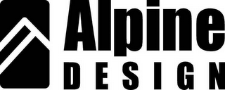 ALPINE DESIGN logo
