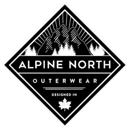 ALPINE NORTH OUTERWEAR DESIGNED IN logo