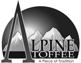 ALPINE TOFFEE A PIECE OF TRADITION logo
