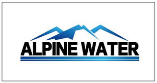 ALPINE WATER logo