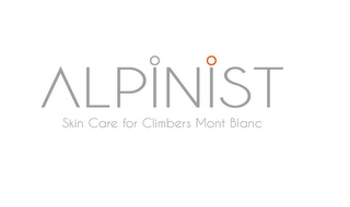 ALPINIST SKIN CARE FOR CLIMBERS MONT BLANC logo