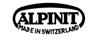 ALPINIT MADE IN SWITZERLAND logo