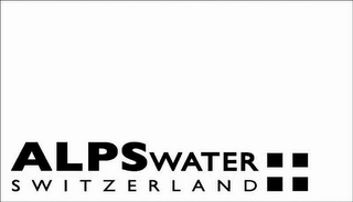 ALPSWATER SWITZERLAND logo