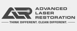 ALR ADVANCED LASER RESTORATION THINK DIFFERENT. CLEAN DIFFERENT. logo
