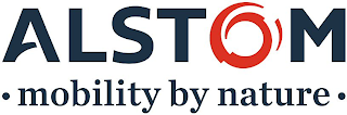 ALSTOM · MOBILITY BY NATURE · logo