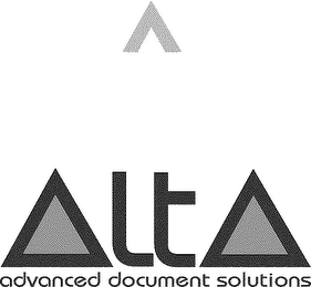 ALTA: ADVANCED DOCUMENT SOLUTIONS logo