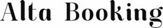 ALTA BOOKING logo