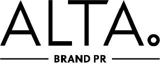 ALTA BRAND PR logo
