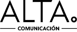 ALTA COMUNICACIÓN logo