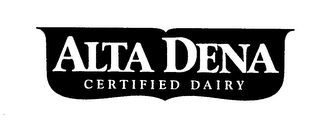 ALTA DENA CERTIFIED DAIRY logo