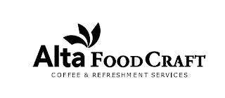 ALTA FOODCRAFT COFFEE & REFRESHMENT SERVICES logo