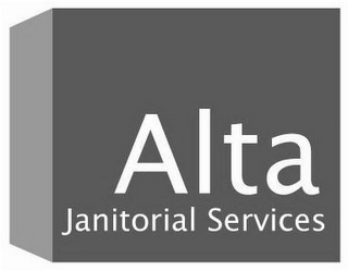 ALTA JANITORIAL SERVICES logo