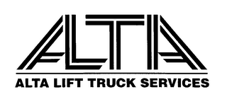 ALTA LIFT TRUCK SERVICES logo