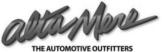 ALTA MERE THE AUTOMOTIVE OUTFITTERS logo