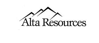 ALTA RESOURCES logo