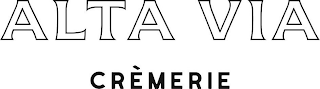ALTA VIA CREMERIE logo