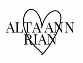 ALTA ANN RIAN logo
