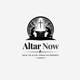 ALTAR NOW BUILD THE ALTAR. PURSUE HIS PRESENCE. logo