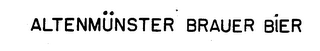 ALTENMUNSTER BRAUER BIER logo