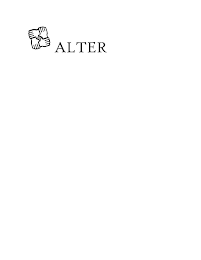 ALTER logo