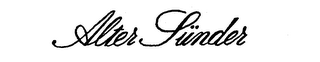 ALTER SUNDER logo