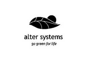 ALTER SYSTEMS GO GREEN FOR LIFE logo