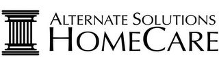 ALTERNATE SOLUTIONS HOMECARE logo