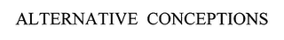 ALTERNATIVE CONCEPTIONS logo