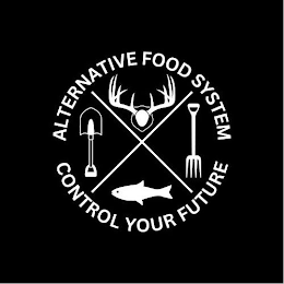 ALTERNATIVE FOOD SYSTEM CONTROL YOUR FUTURE logo