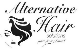 ALTERNATIVE HAIR SOLUTIONS YOUR PIECE OF MIND logo