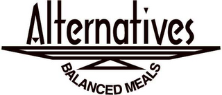 ALTERNATIVES BALANCED MEALS logo