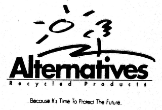 ALTERNATIVES RECYCLED PRODUCTS logo