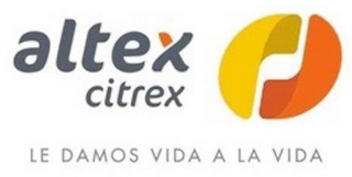ALTEX CITREX LE DAMOS VIDA A LA VIDA logo
