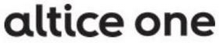 ALTICE ONE logo