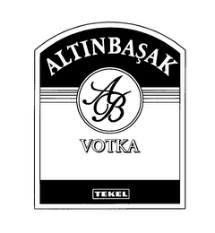 ALTINBASAK AB VOTKA TEKEL logo