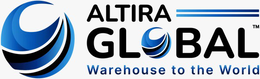 ALTIRA GLOBAL WAREHOUSE TO THE WORLD logo