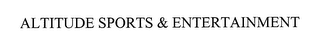 ALTITUDE SPORTS & ENTERTAINMENT logo