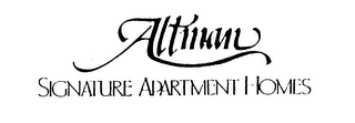 ALTMAN SIGNATURE APARTMENT HOMES logo