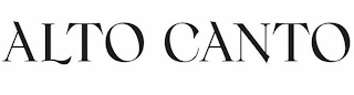 ALTO CANTO logo