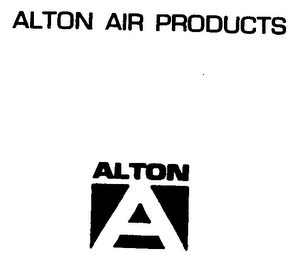 ALTON AIR PRODUCTS ALTON A logo