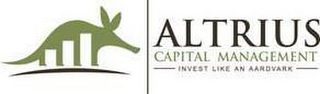 ALTRIUS CAPITAL MANAGEMENT INVEST LIKE AN AARDVARK logo