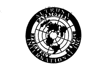 ALTRUSA INTERNATIONAL INC. PATRIOTISM SERVICE EFFICIENCY logo